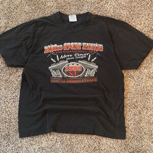 Vintage Gildan Men’s XL 1998 Harley Davidson Single stitch Graphic Black T Shirt